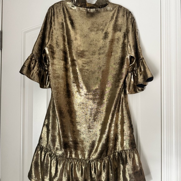 Sedge NWT Mary Dress Bronze size Medium - Picture 5 of 7